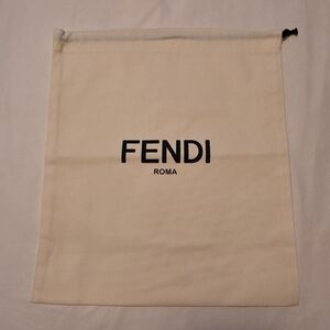 Fendi Beige Drawstring Bag